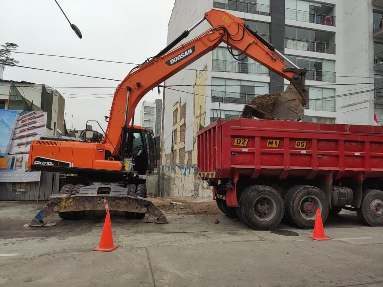Foto de obra — servicio de alquiler de maquinaria